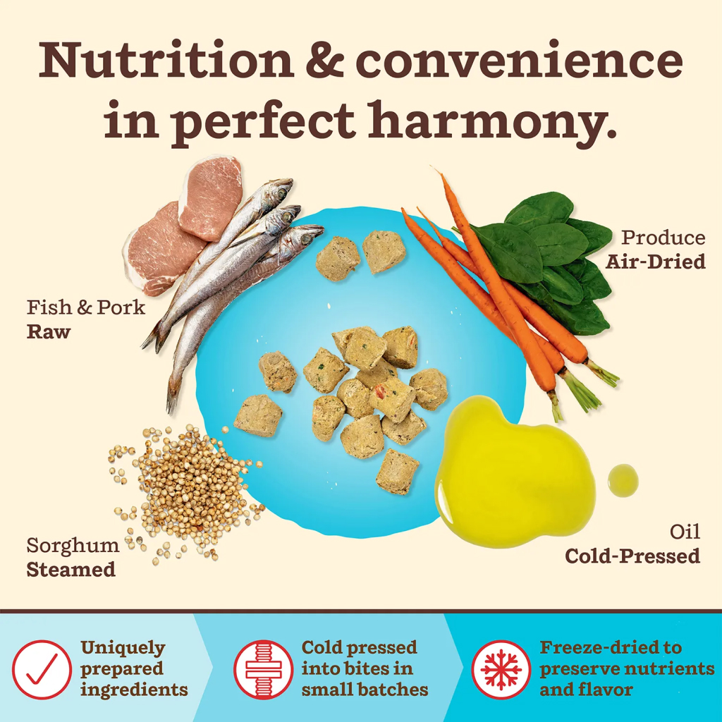 Primal Canine Fish & Pork Recipe Kibble in the Raw, 1.5-lb image number null