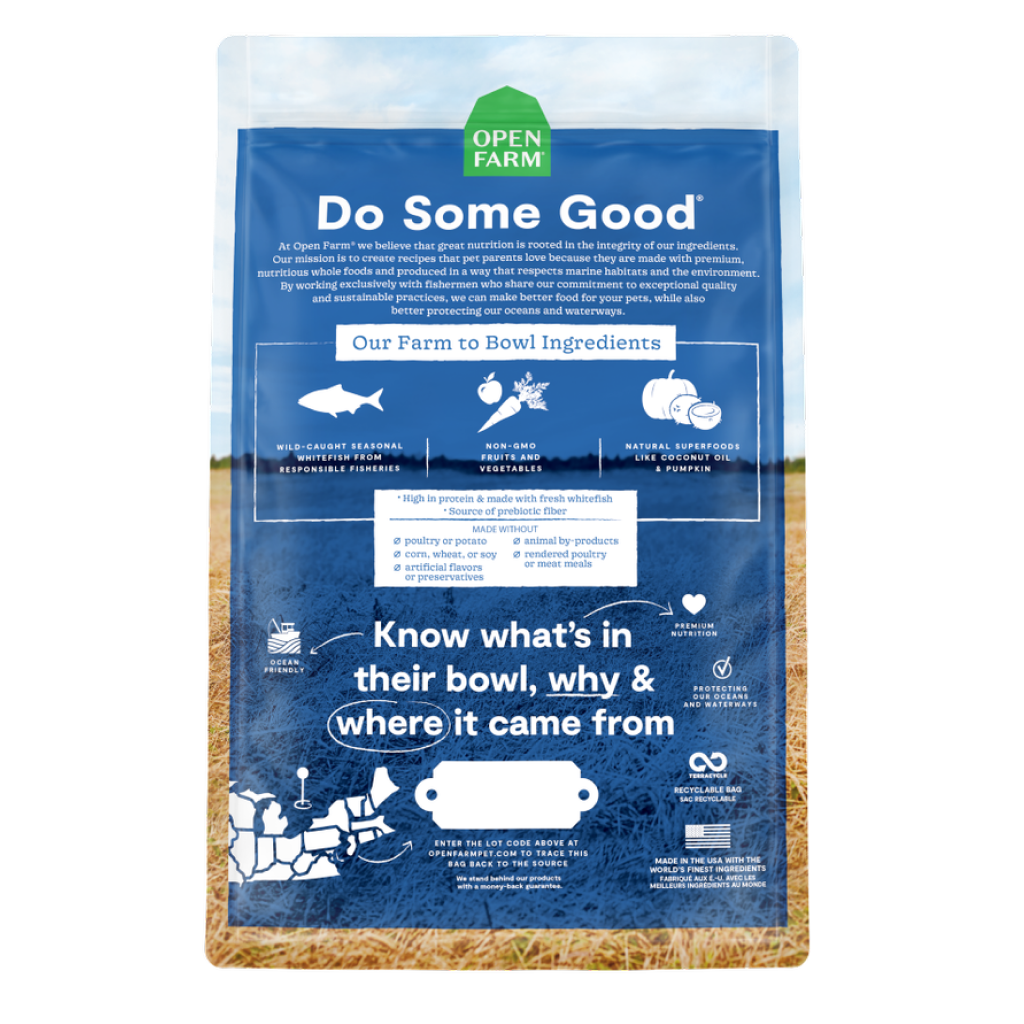 Open Farm Grain Free Catch-of-the-Season Whitefish Recipe, 4-lb image number null