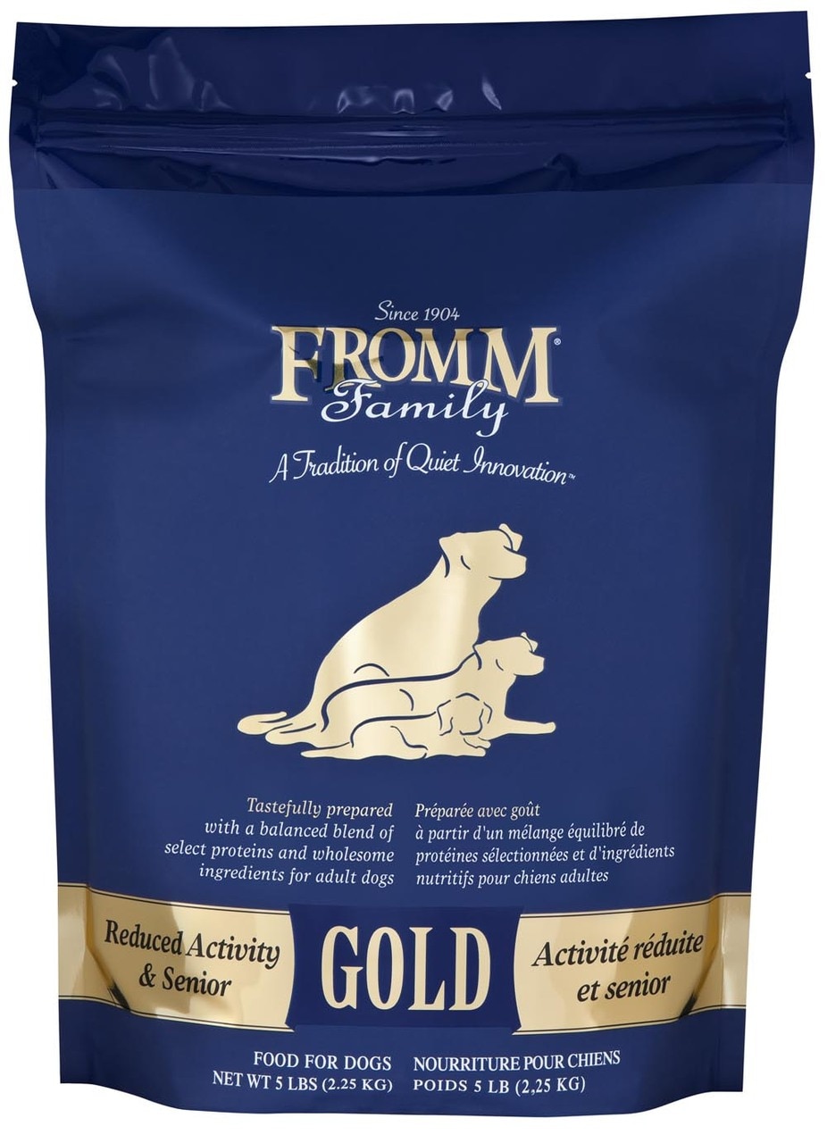 Fromm Family Reduced Activity & Senior Gold Food for Dogs, 15-lb image number null