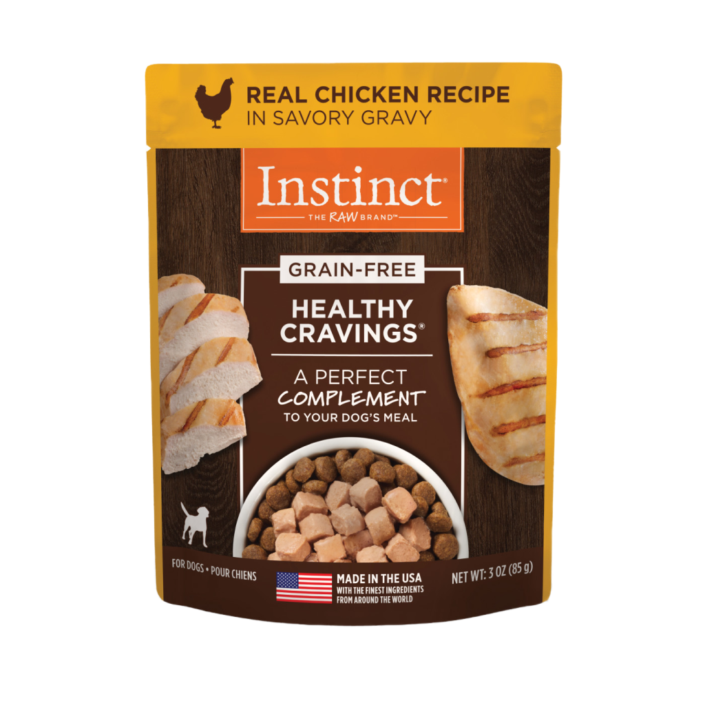 Instinct Healthy Cravings Grain-Free Real Chicken Recipe Wet Dog Food Topper image number null
