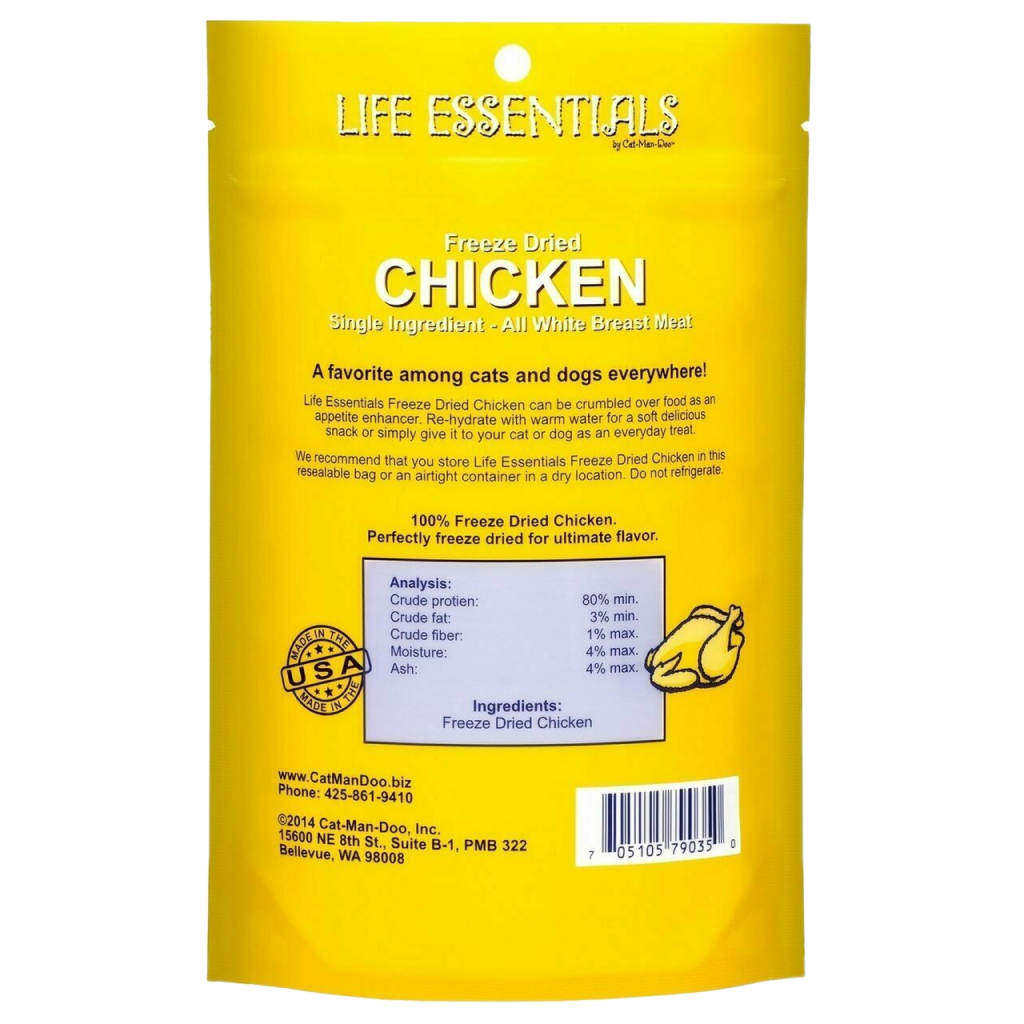 Buy Life Essentials Chicken Freeze-Dried Cat & Dog Treats for USD 13.99 ...