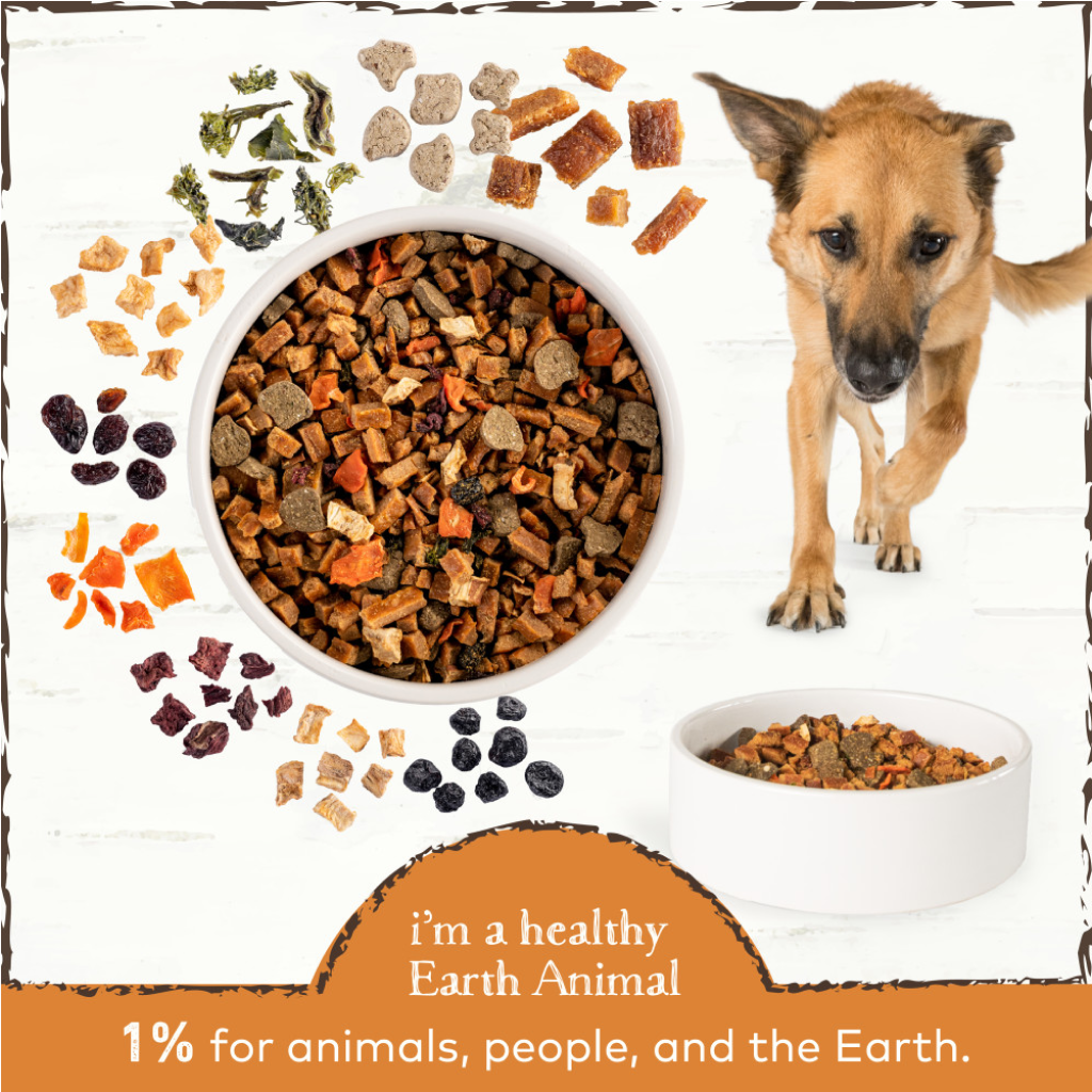 Earth Animal Wisdom Chicken Air-Dried Dog Food, 1-lb Bag image number null