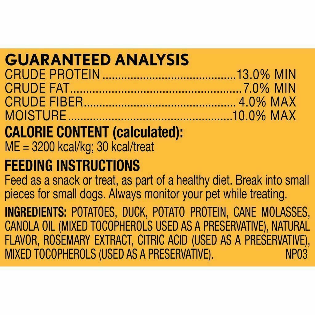 Limited Ingredient Treat Potato And Duck Dog Treat image number null