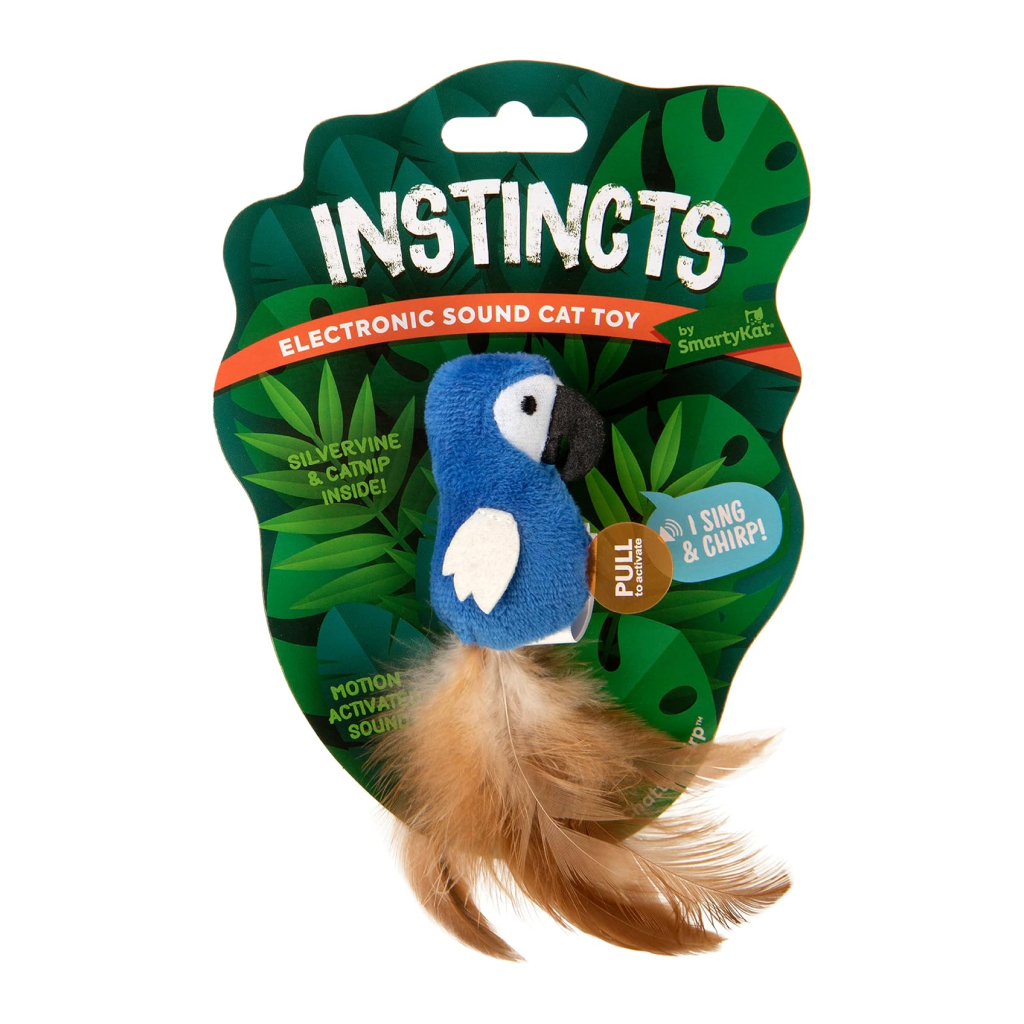 Instincts by SmartyKat HappyNip Chatty Chirp Electronic Sound Cat Toy, 1-count image number null