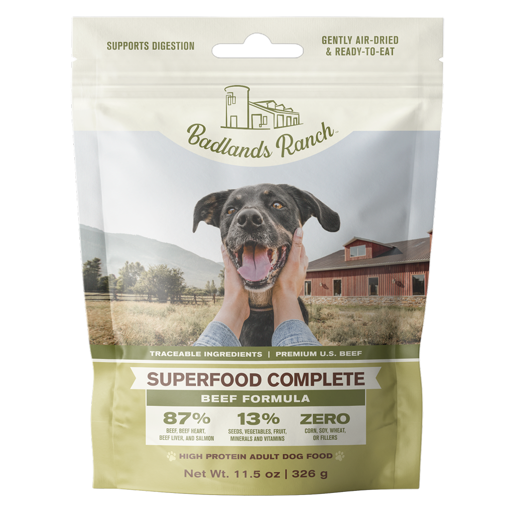 Badlands Ranch Air- Dried Grain- Free Superfood Complete Beef, 11.5-oz image number null