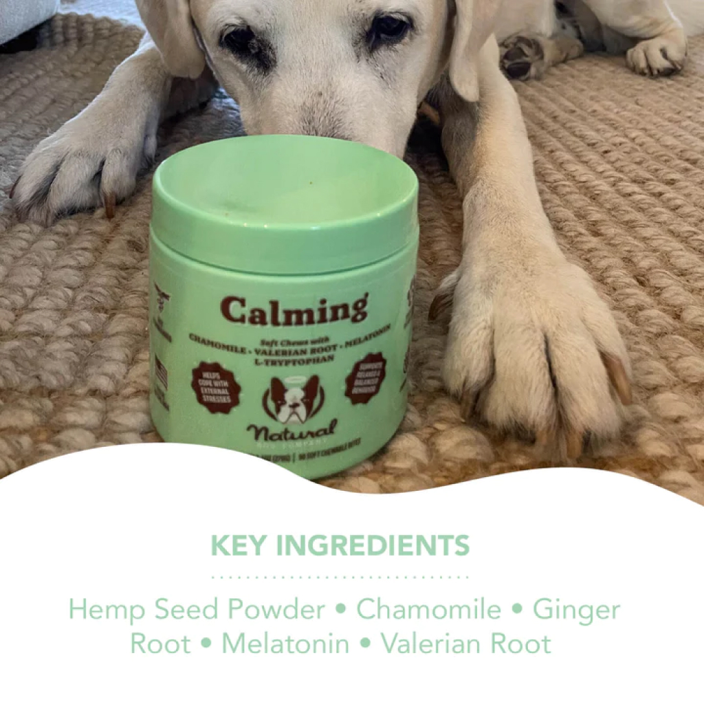 Natural Dog Company Calming Chews, 90 count front image number null