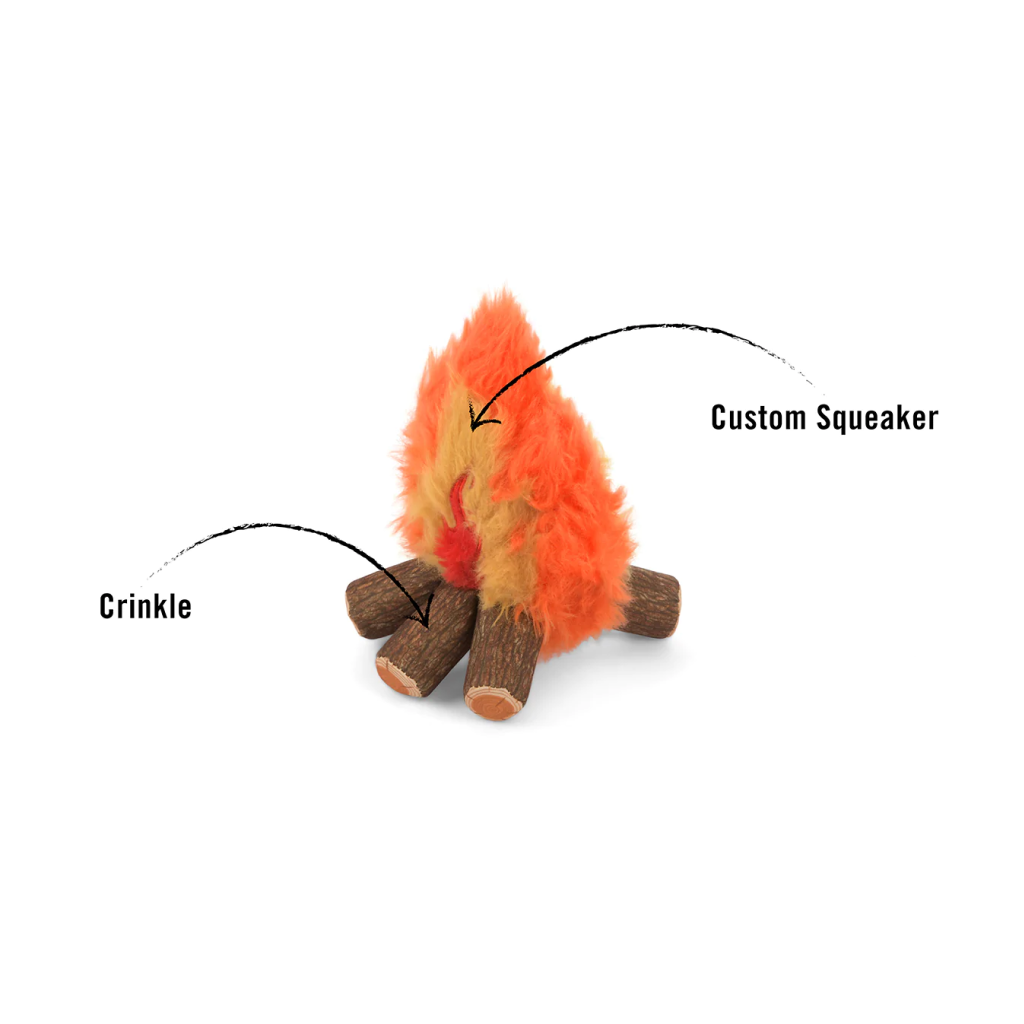 P.L.A.Y. Pet Campfire Camping Plush Toy, 1-count image number null