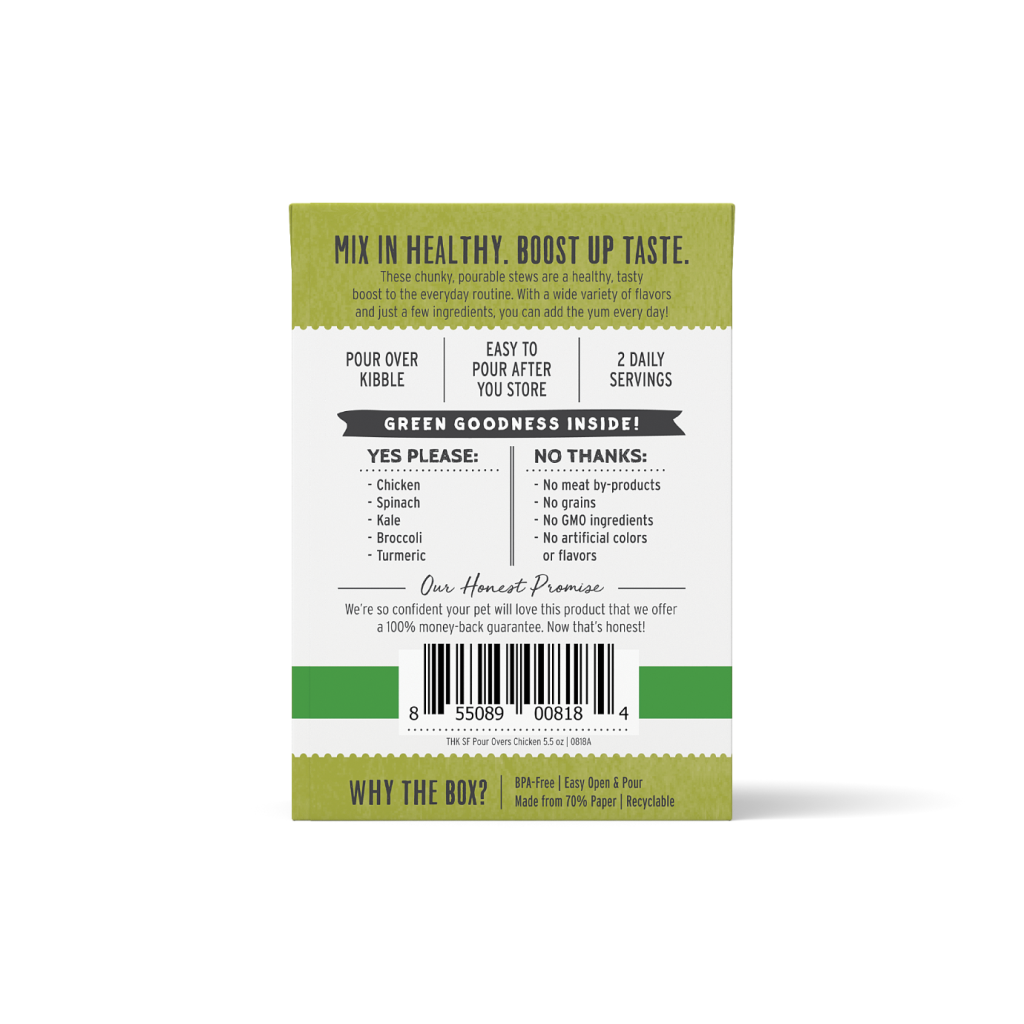 Buy The Honest Kitchen Superfood POUR OVERS Chicken Stew with Spinach Kale Broccoli 5.5 oz for USD 2.59 CentinelaFeed
