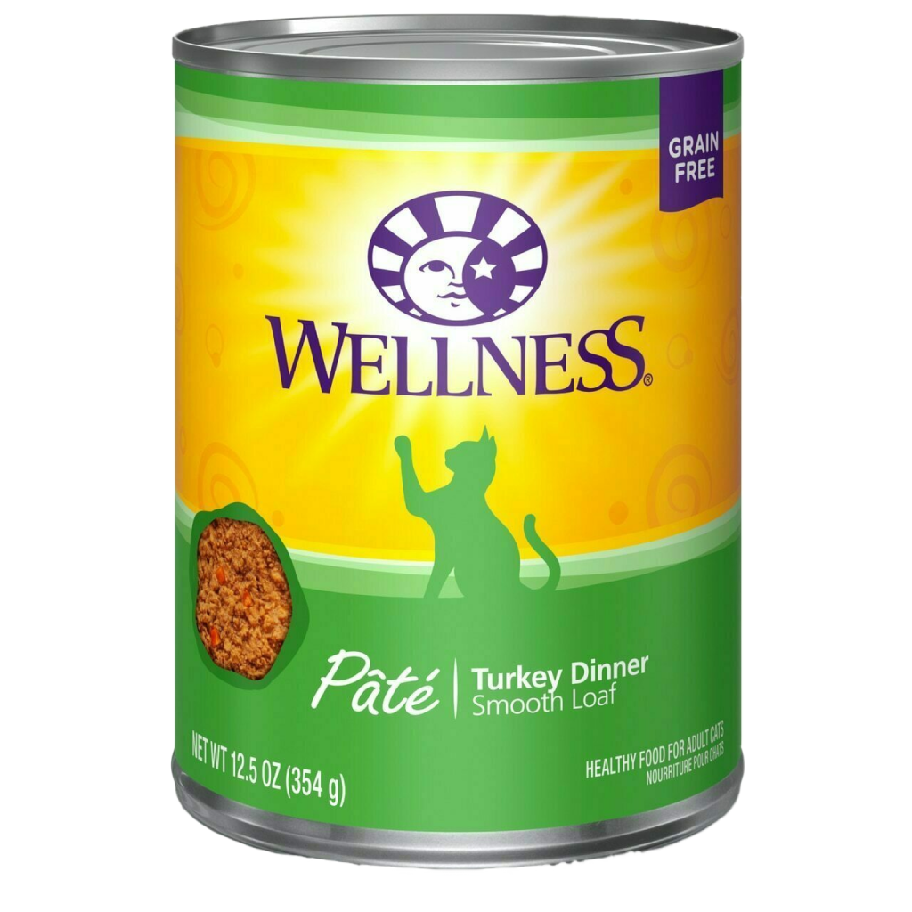 Wellness Complete Health Natural Grain Free Wet Canned Cat Food, Turkey image number null