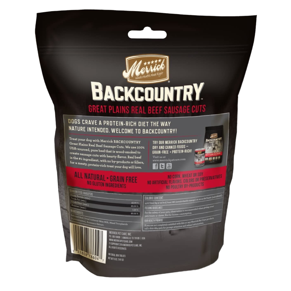 Merrick Back Country Beef Sausage Cuts image number null
