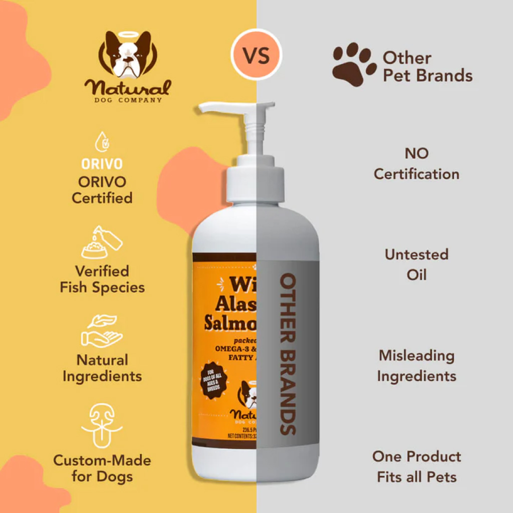 Natural Dog Company Wild Alaskan Salmon Oil, 16-oz image number null