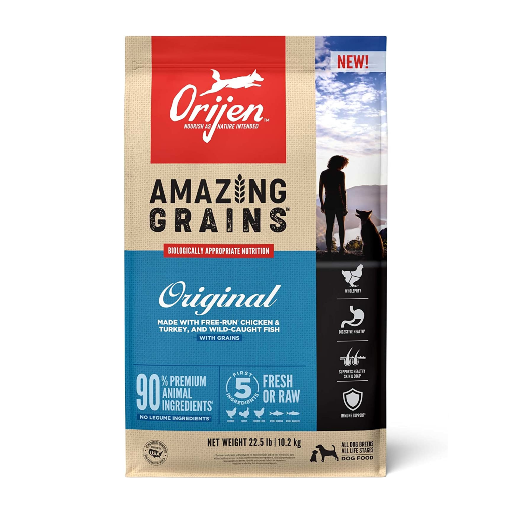 Buy ORIJEN Amazing Grains Original, 22.5-lb for USD 99.99 | CentinelaFeed