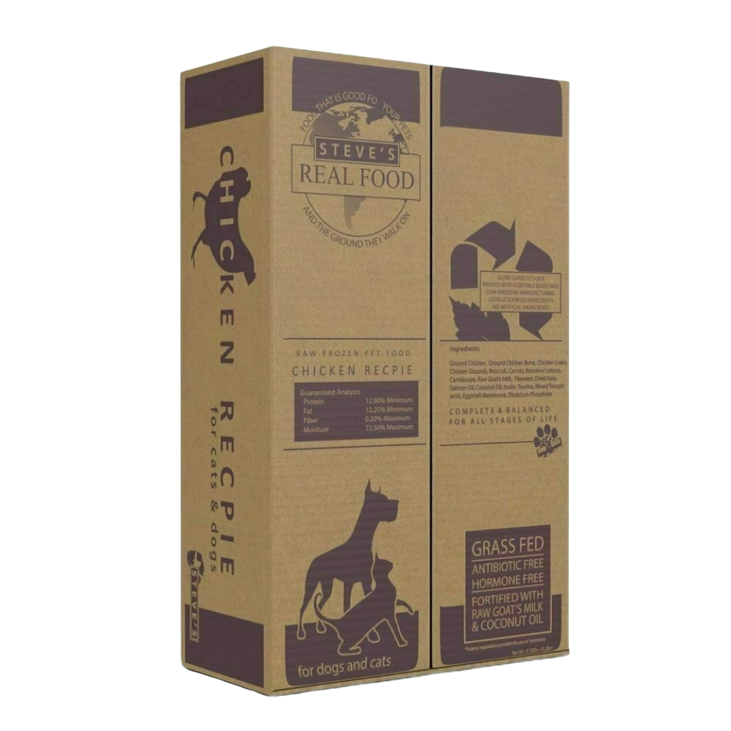 Frozen chicken dog food deals