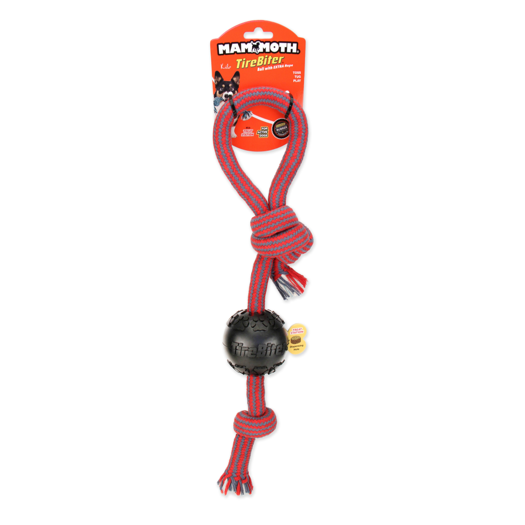 Mammoth Medium Tug Rope w/ Treat Station Dog Toy, 20-in image number null