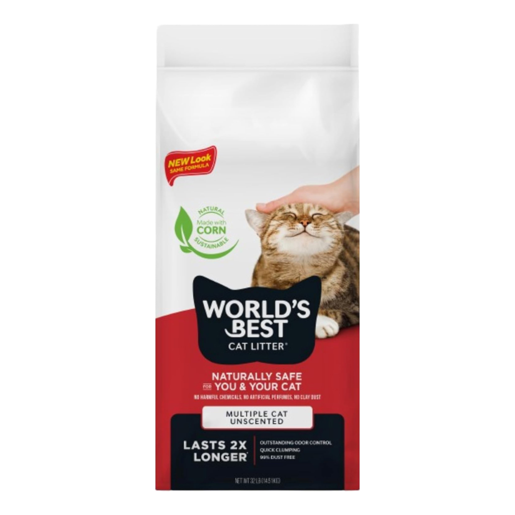 World's Best Multi Cat Clumping Corn Cat Litter image number null