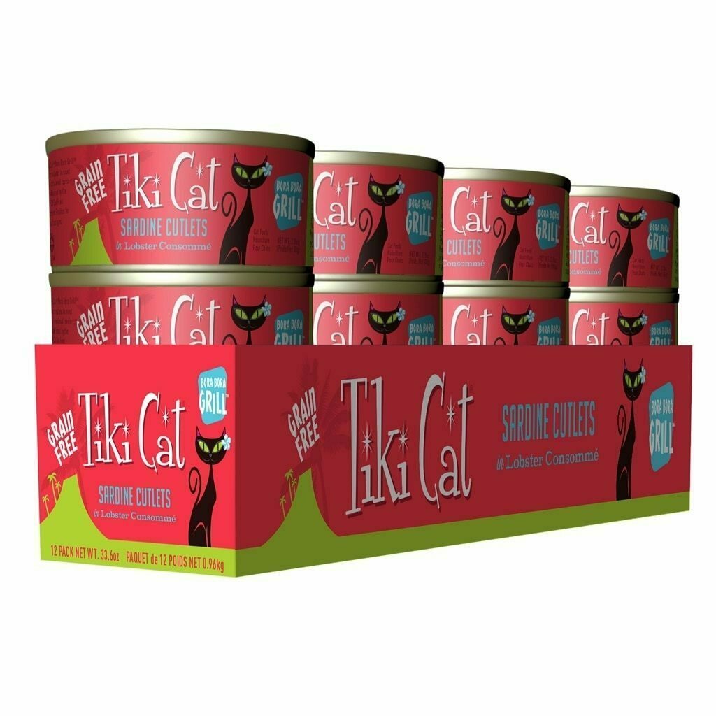 Tiki Cat Grill Bora Bora Sardine Lobster - 12Tr 2.8-oz image number null