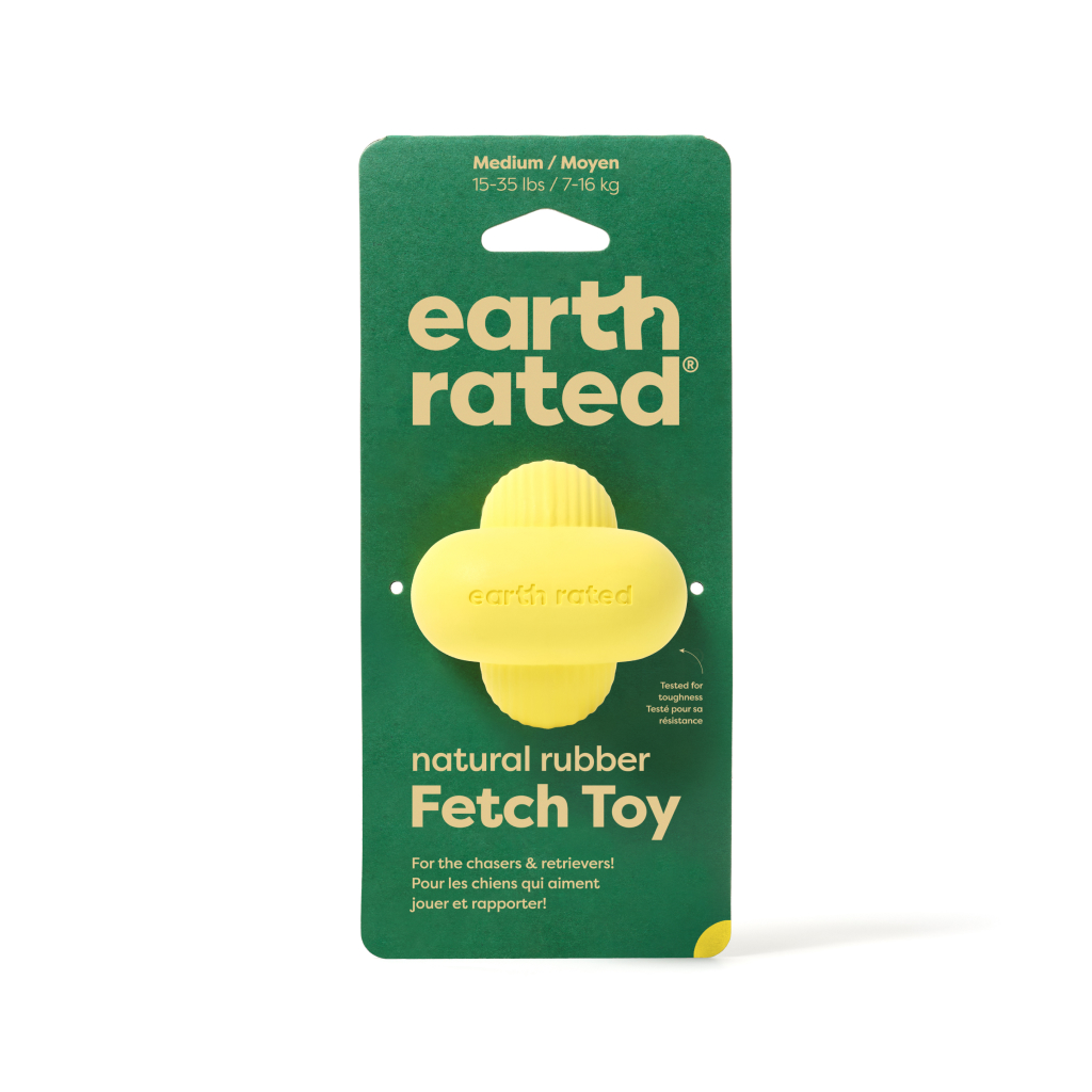 Earth Rated Medium Fetch Rubber Dog Toy, 1-count image number null