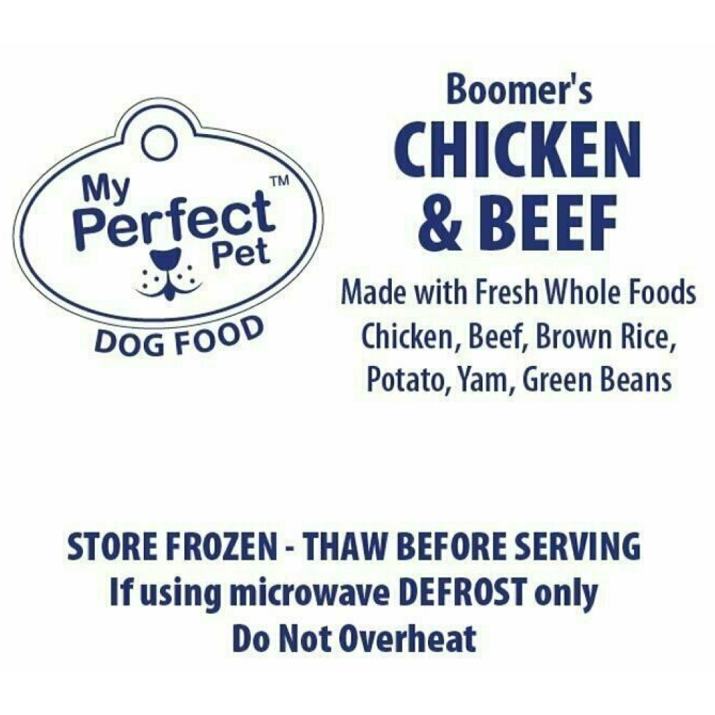 Frozen Boomer's Chicken & Beef Blend image number null