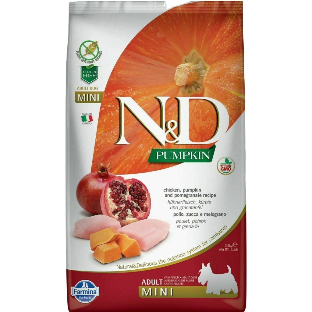 Farmina N&D Chicken & Pumpkin - Mini 5.5-lb image number null