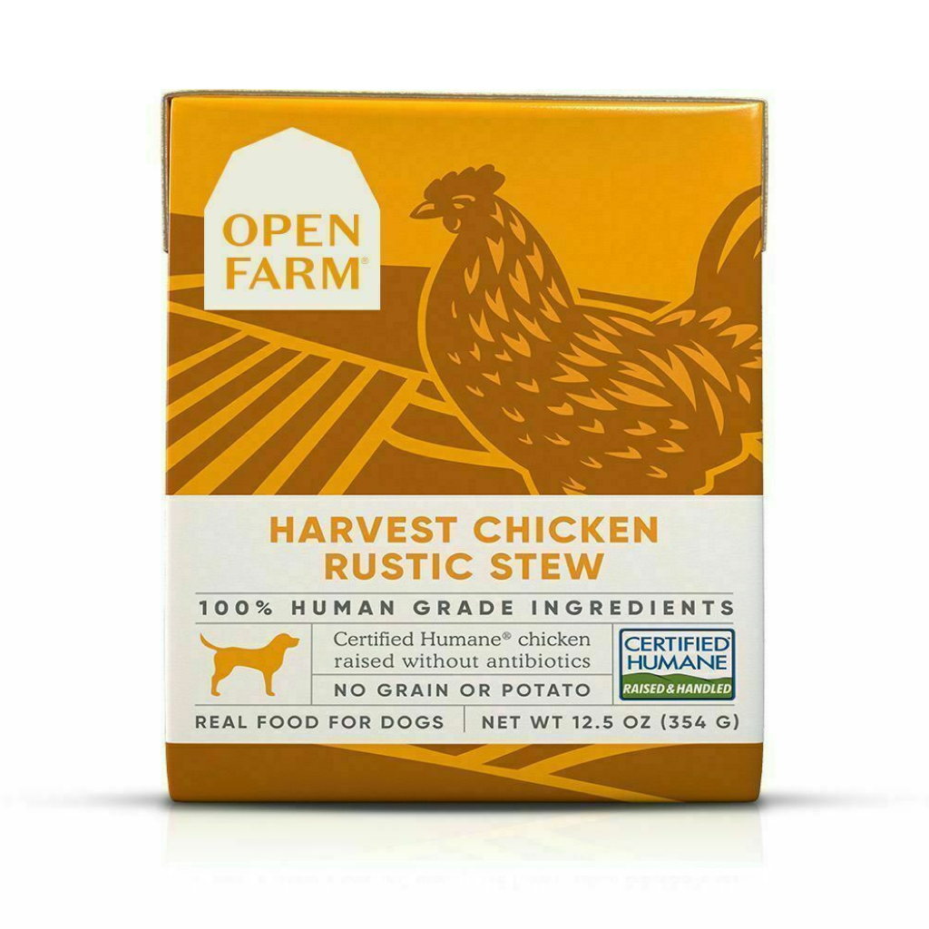 Open Farm Harvest Chicken Rustic Blend Wet Dog Food, 12.5-oz image number null