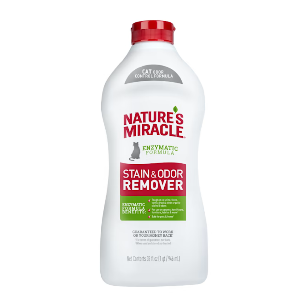 Nature's Miracle Cat Stain And Odor Remover, 32-oz image number null