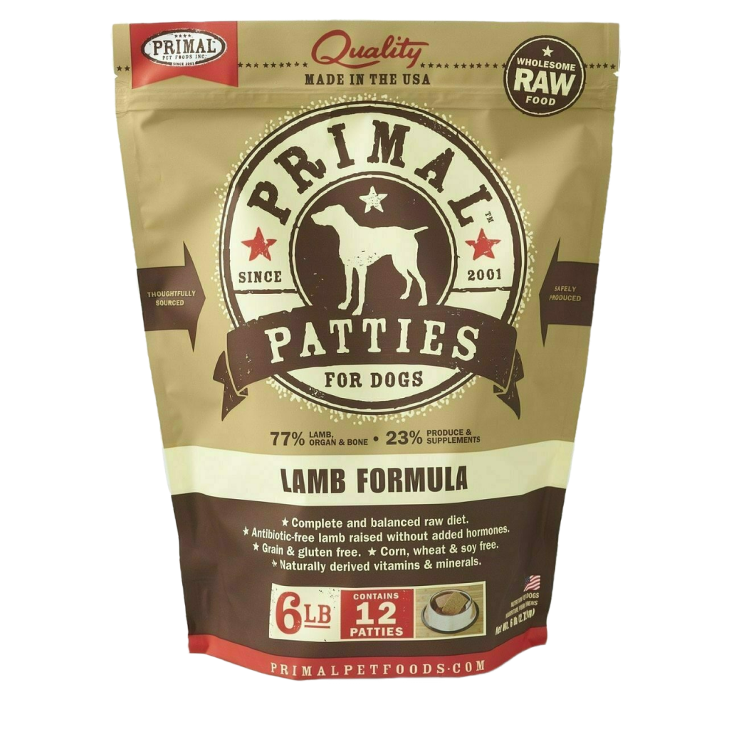 Frozen Canine Lamb Formula Patties 6-lb image number null