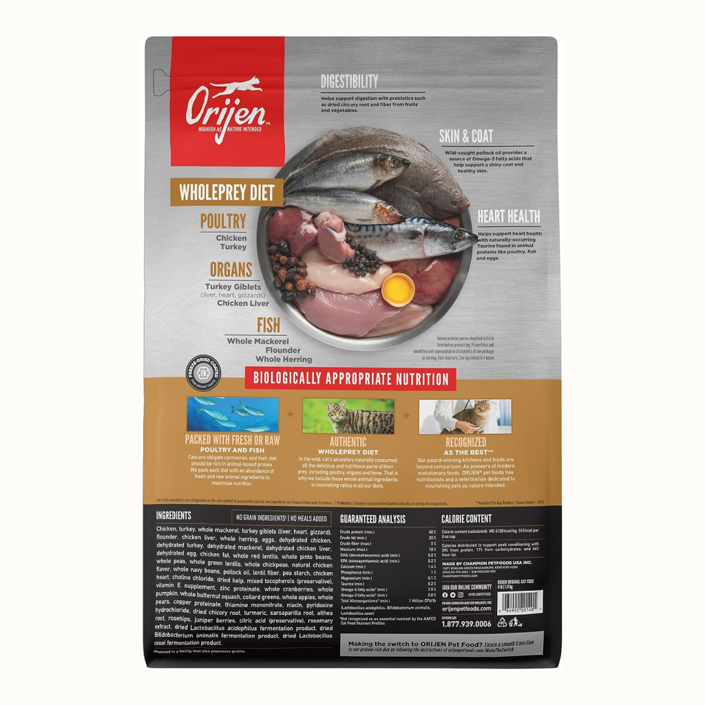 Orijen Original Cat Food, 4-lb image number null