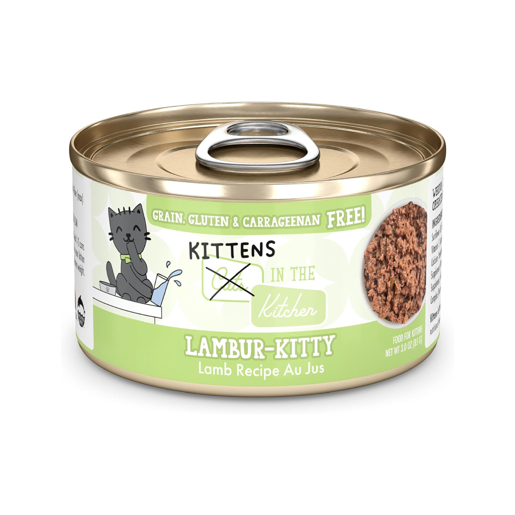 Weruva Cats in the Kitchen Kitten Lambur-kitty - Lamb Recipe Au Jus Can, 3-oz image number null