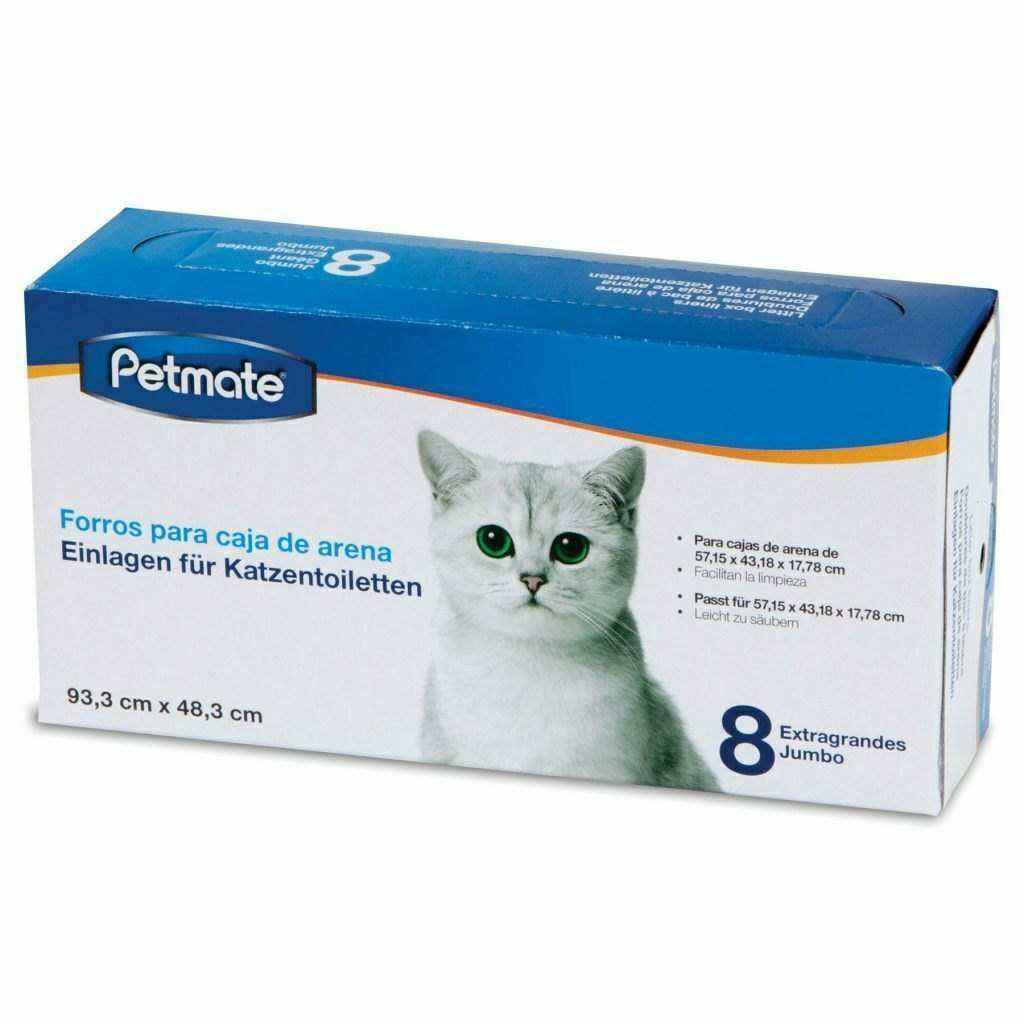 Petmate Litter Pan Liners 8 Count Jumbo image number null