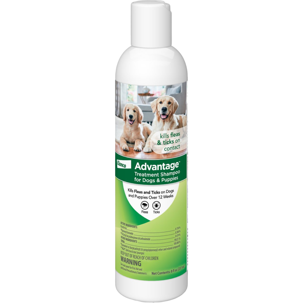 Advantage Flea & Tick Treatment Shampoo For Dogs & Puppies, 8 Fl.-oz image number null