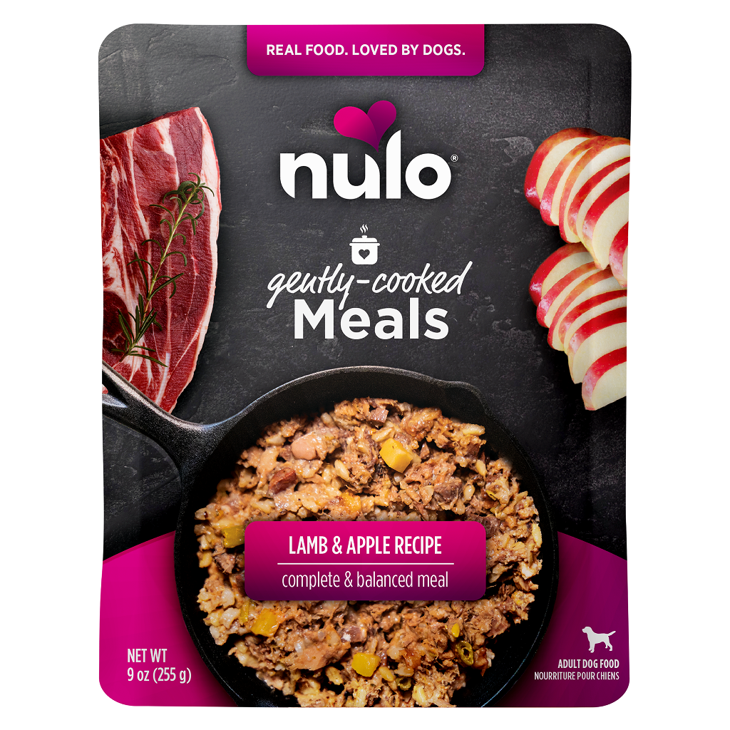 Nulo Dog Gently-Cooked Meals Lamb & Apple Pouch, 9-oz image number null