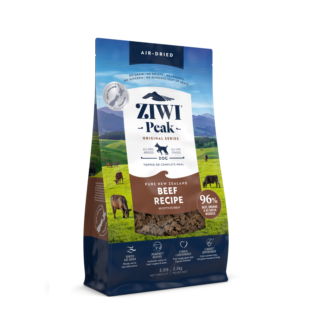 ZIWI Peak Air-Dried Beef Recipe Dog Food, 5.5-lb image number null