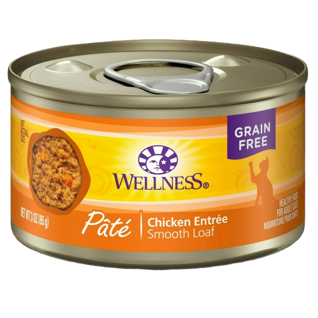 Wellness Complete Health Natural Grain Free Wet Canned Cat Food, Chicken image number null