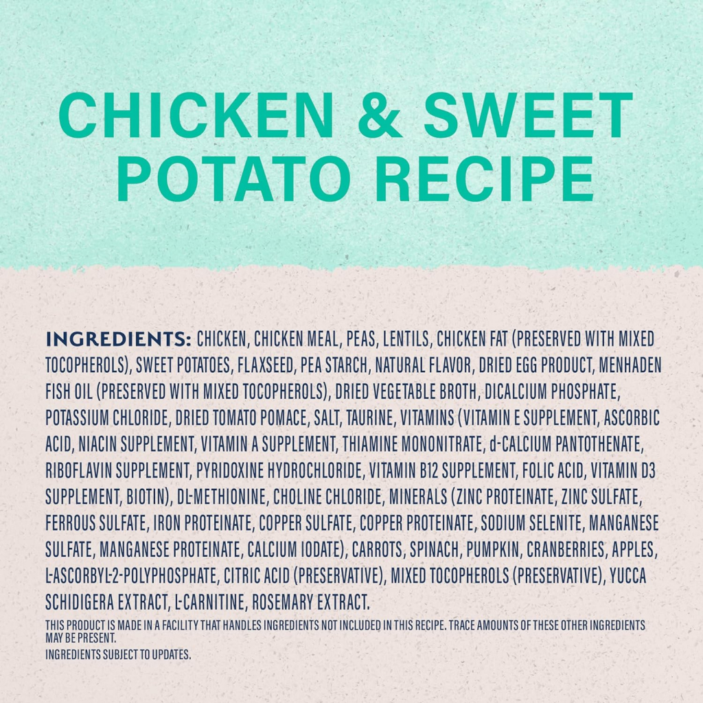 Natural Balance Original Ultra Grain Free Chicken Recipe Dry Dog Food, 4-lb image number null