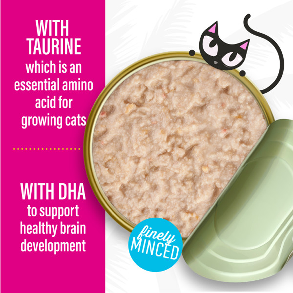 Tiki Cat Baby Thrive Wet Cat Food Chicken & Chicken Liver Can, 2.4-oz image number null