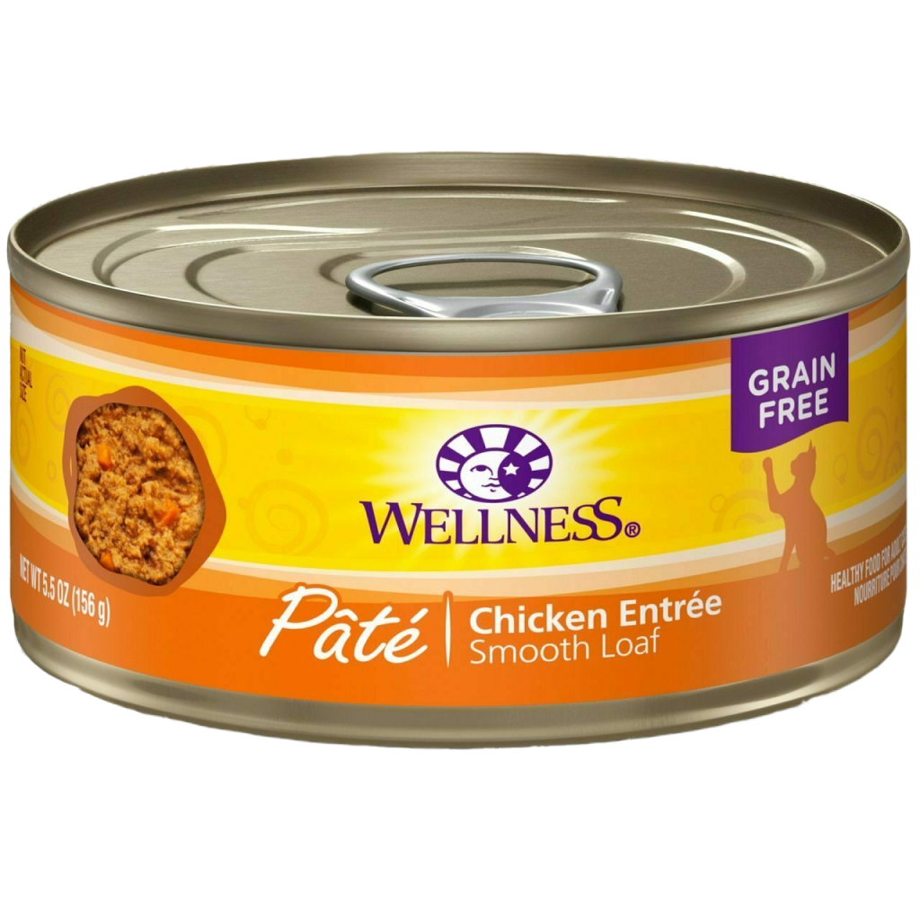 Wellness Complete Health Natural Grain Free Wet Canned Cat Food, Chicken image number null