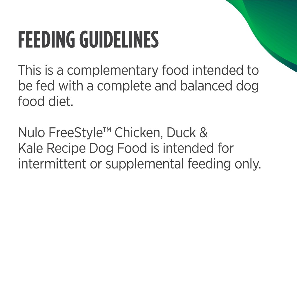 Nulo FreeStyle Dog Chicken, Duck, & Kale in Broth Pouch, 2.8-oz image number null