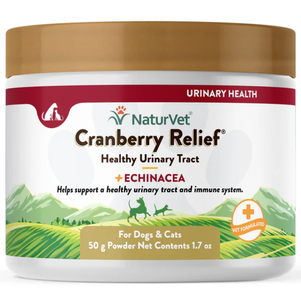Naturvet Cranberry Relief Powder Plus Echinacea For Dogs And Cats, 50-g image number null