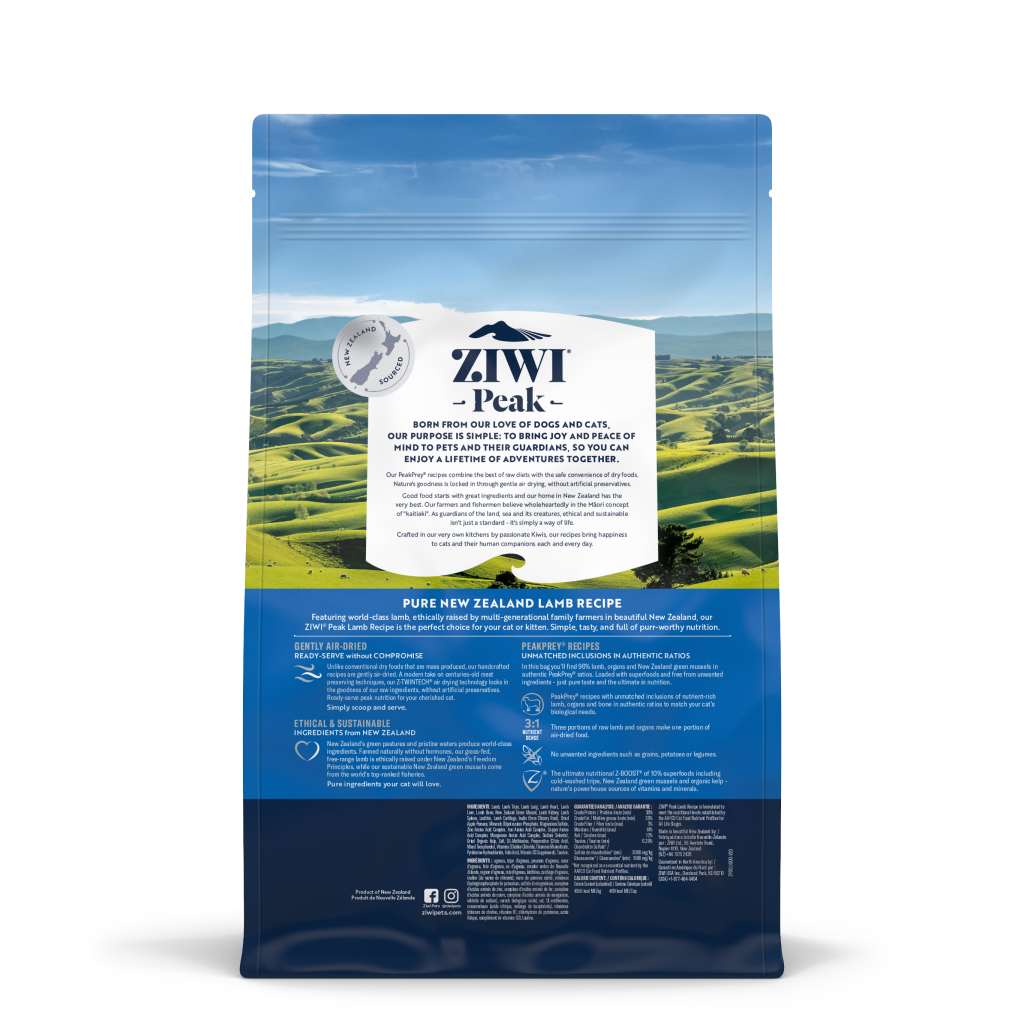 ZIWI Peak Air-Dried Lamb Recipe Cat Food, 2.2-lb image number null