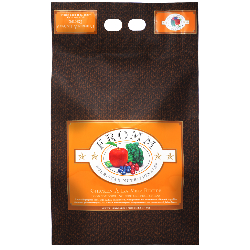 Fromm Four-Star Nutritionals® Chicken À La Veg® Recipe Food for Dogs, 12lb image number null