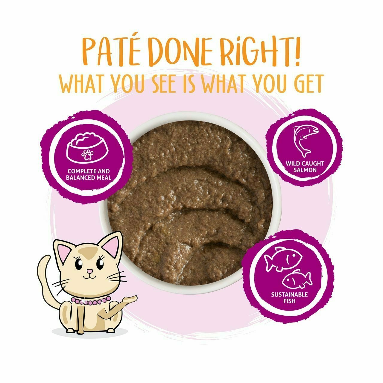 Weruva Classic Cat Pate, Tic Tac Whoa! With Tuna & Salmon, 3-oz Can image number null