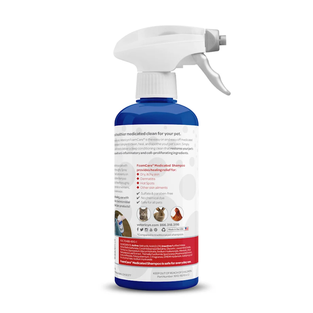 Vetericyn Foam Care Pet Shampoo-Medicated image number null