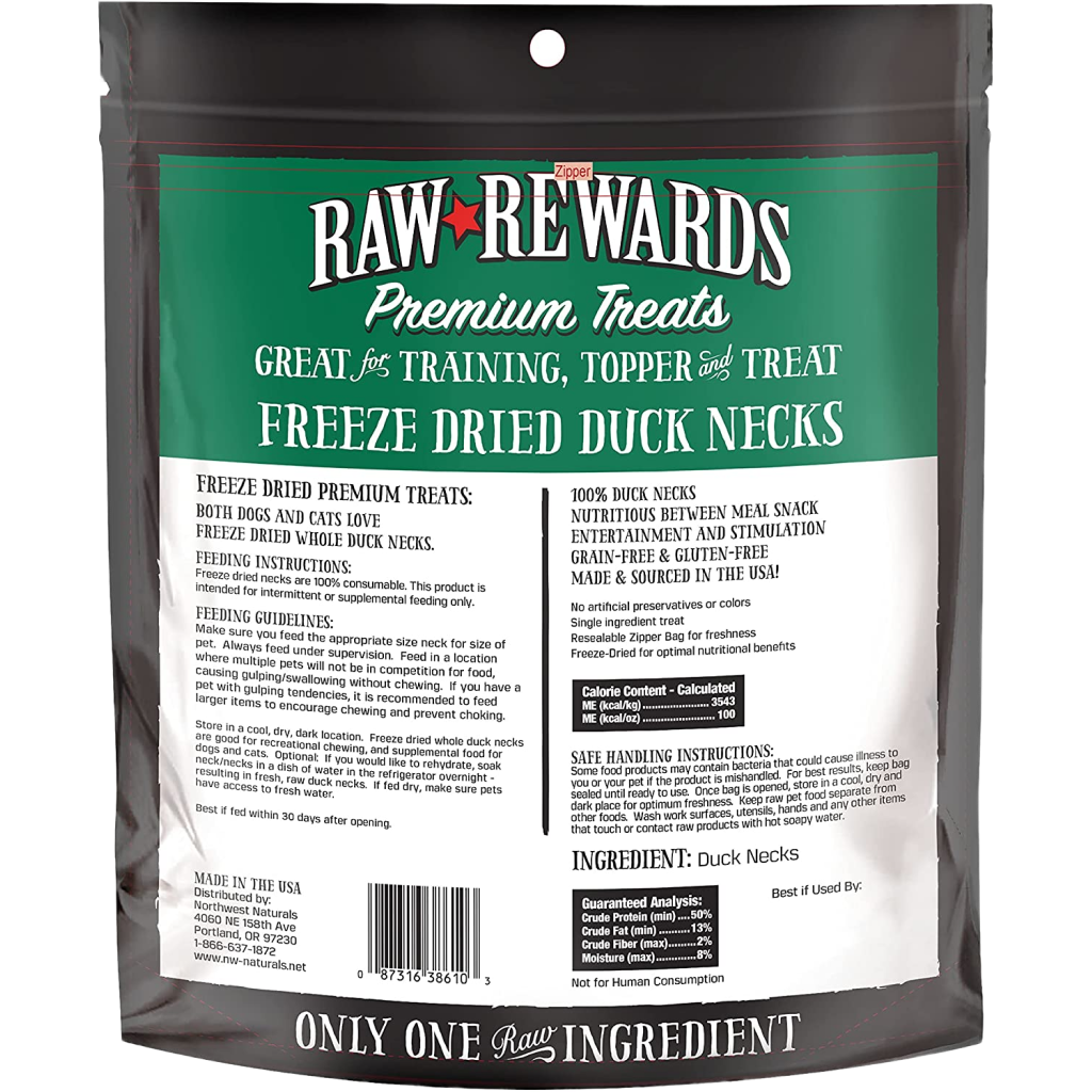 Freeze Dried Duck Necks 5-oz image number null