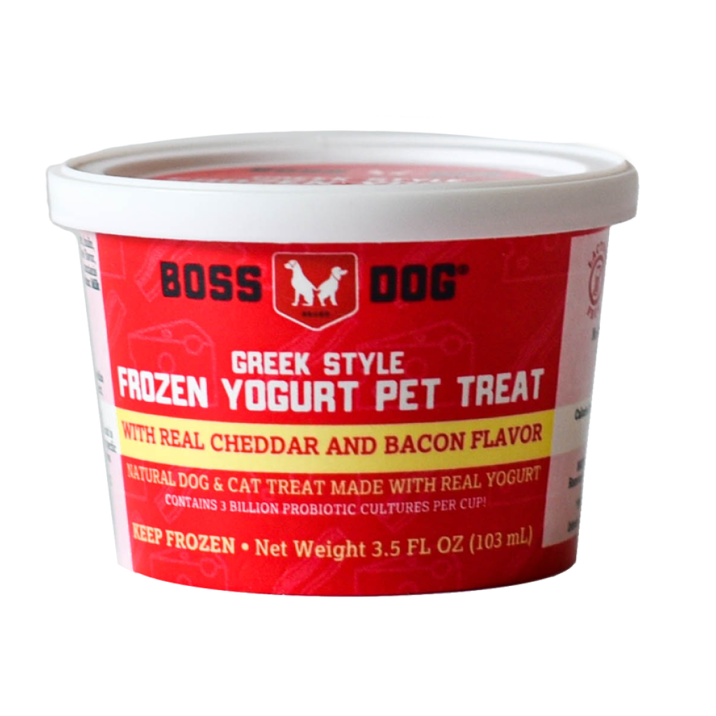 Greek Style Frozen Yogurt Treat Real Cheddar & Bacon image number null