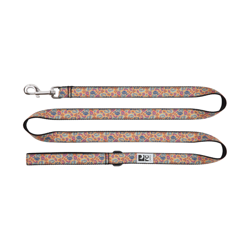 Dog Leash Leopard 1in x 6ft image number null