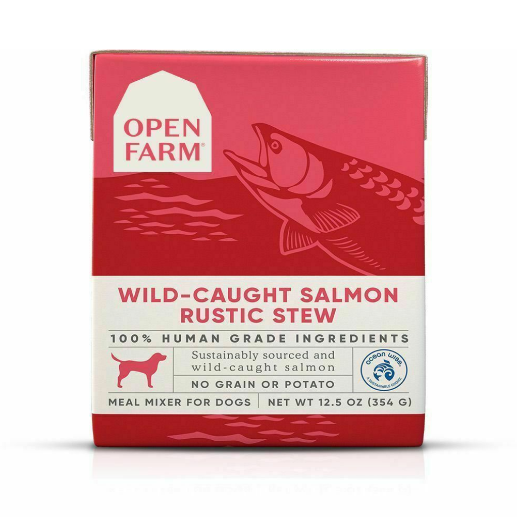 Open Farm Wild Caught Salmon Rustic Blend Wet Dog Food, 12.5-oz image number null