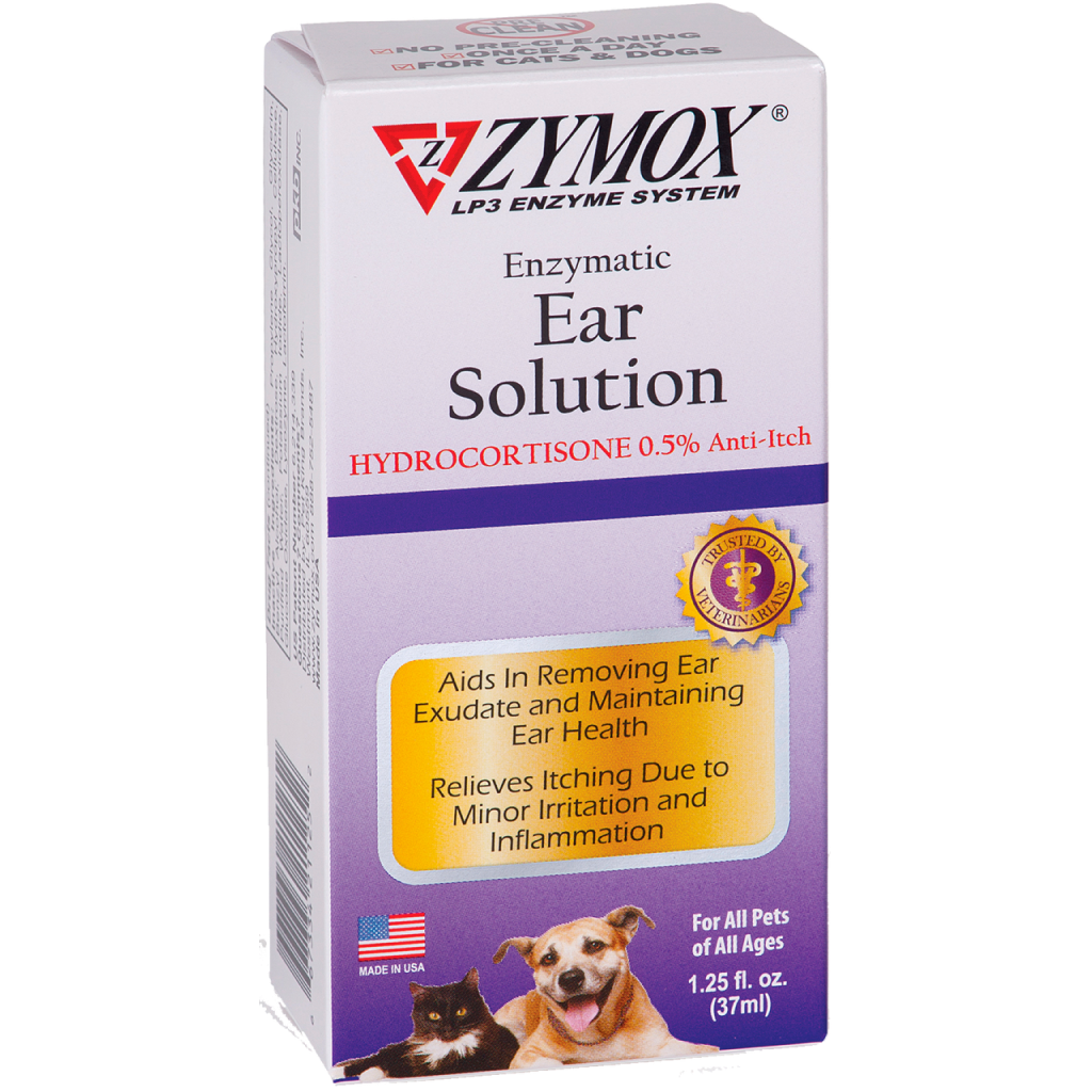 Zymox Enzymatic Ear Solution With 0.5% Hydrocortisone 1.25-oz image number null