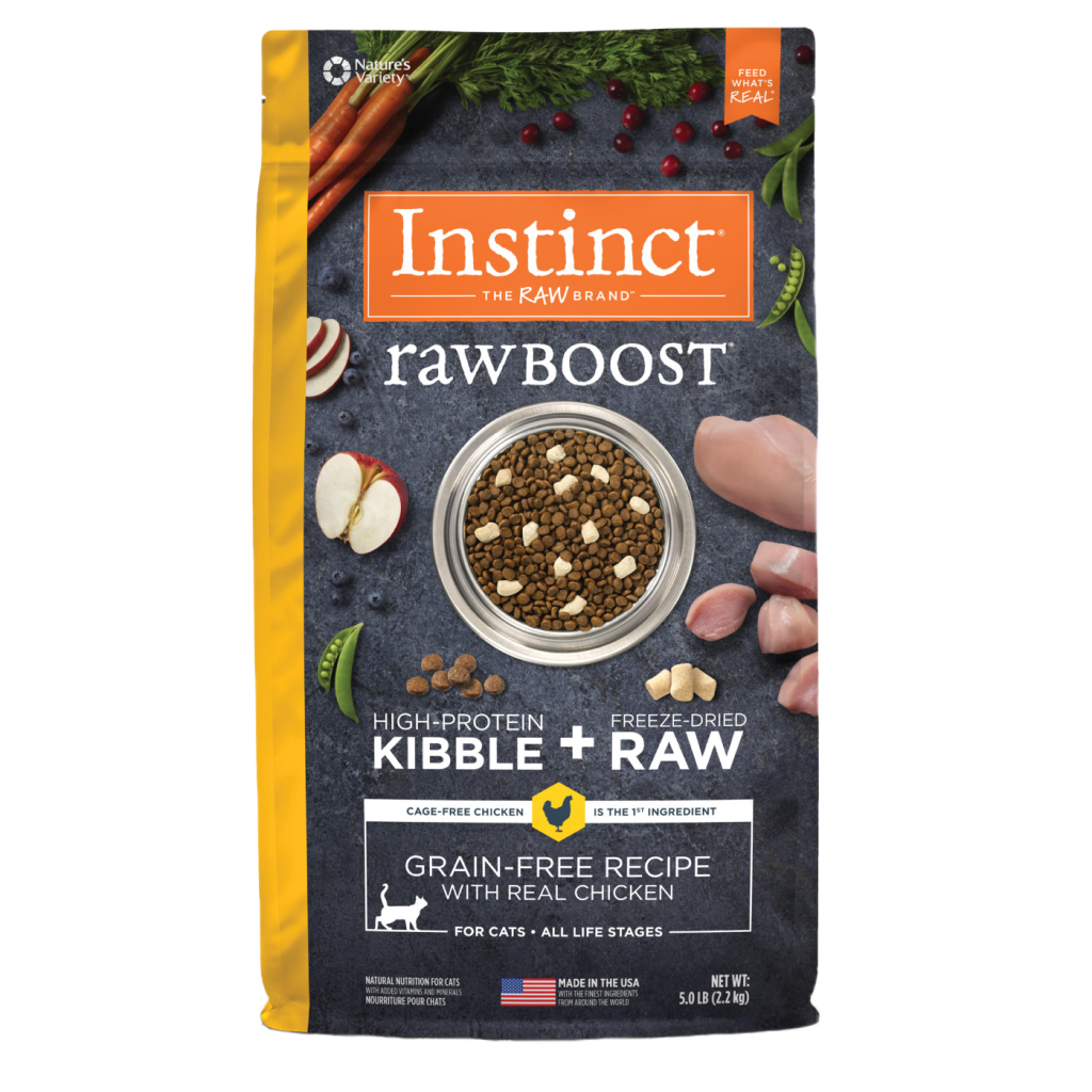 Instinct Raw Boost Grain-Free Recipe With Real Chicken Dry Cat Food image number null