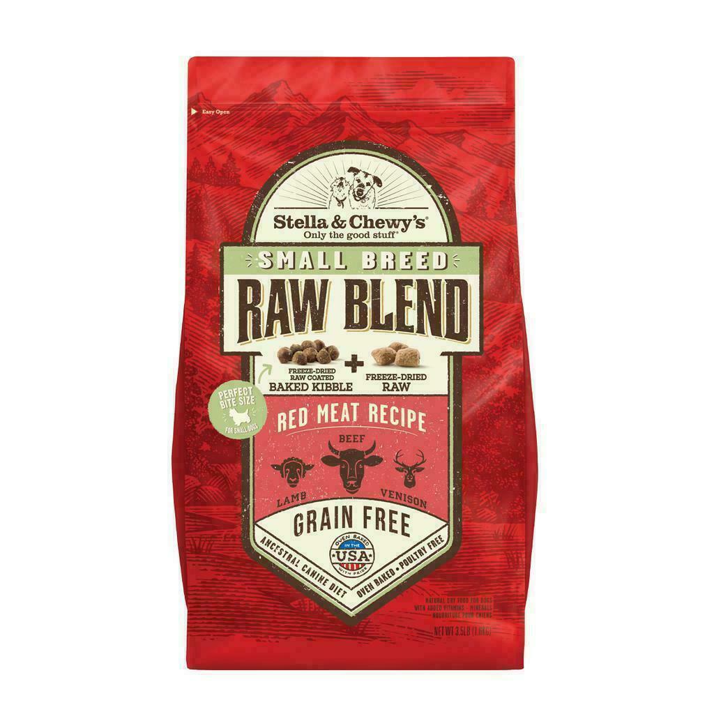 Stella & Chewy's Dog Raw Blend Kibble, Red Meat Recipe For Small Breeds, 10-lb image number null