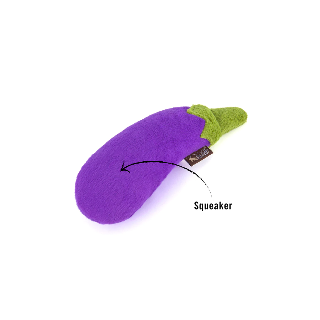 P.L.A.Y. Pet Eggplant Garden Plush Toy, 1-count image number null